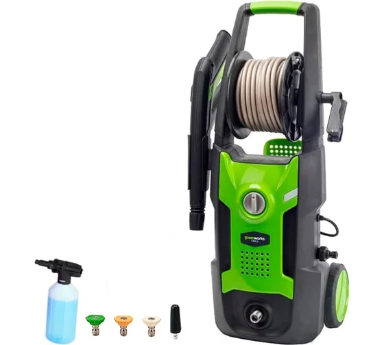 Мойка высокого давления Greenworks GPWG4II 130бар (5106507)