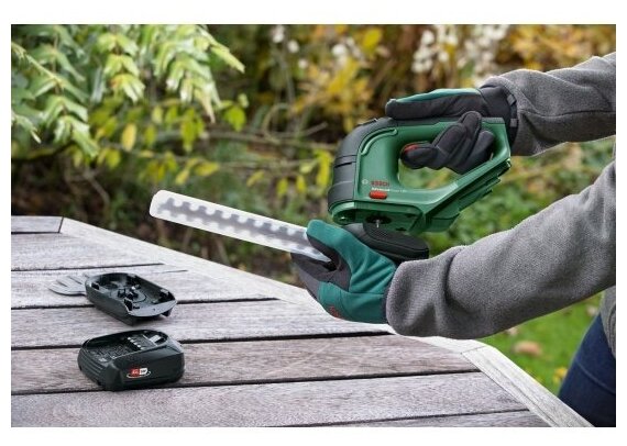 Аккум. ножницы Bosch AdvancedShare 18V-10 соло, для травы и кустов