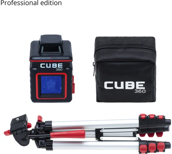 Лазерный уровень ADA CUBE 360 Professional Edition + штатив