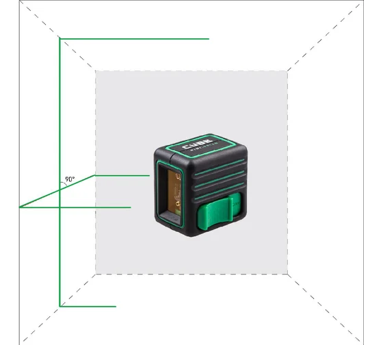 Лазерный уровень ADA CUBE MINI GREEN Professional Edition 20м (с приемником 70м)