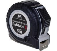 Рулетка ударопрочная ADA RubTape 5 с полимерным покрытием ленты (сталь, с двумя СТОПами, 5м)