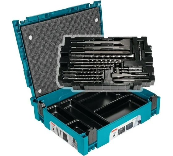 B-53877 Набор буров и долот SDS+ Makita 17пр, Makpac