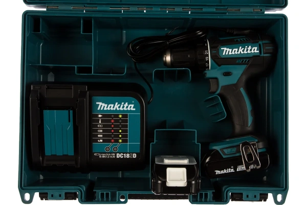 Акк. дрель Makita DDF482SYE (2х1,5Ач)