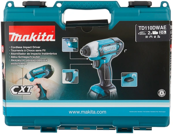 Акк. шуруповерт Makita TD110DWAE