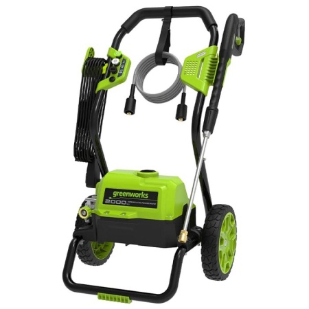 Мойка высокого давления Greenworks GPW2000II 2000Вт, 140бар (5106707)