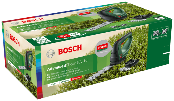 Аккум. ножницы Bosch AdvancedShare 18V-10 соло, для травы и кустов