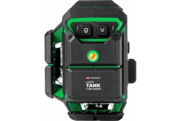 Лазерный уровень ADA LaserTANK 3-360 GREEN Basic Edition 40м (с приемн. 70м)