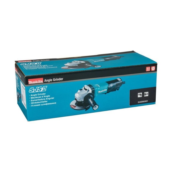 МШУ Makita GA5093X01 (1,9кВт, 125мм, клавиша, р/об)