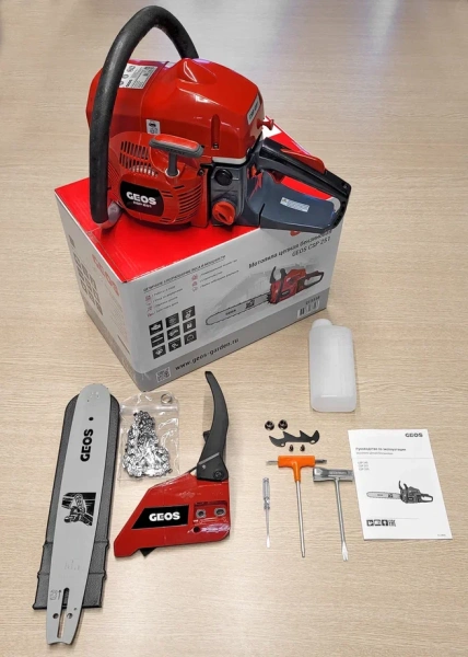 Бензопила GEOS CSP251 (2,3кВт, 3,1л.с, 40см, 66 325 1,5мм)