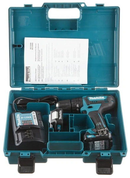 Акк. дрель Makita HP333DWAE (2х2,0Ач, удар)