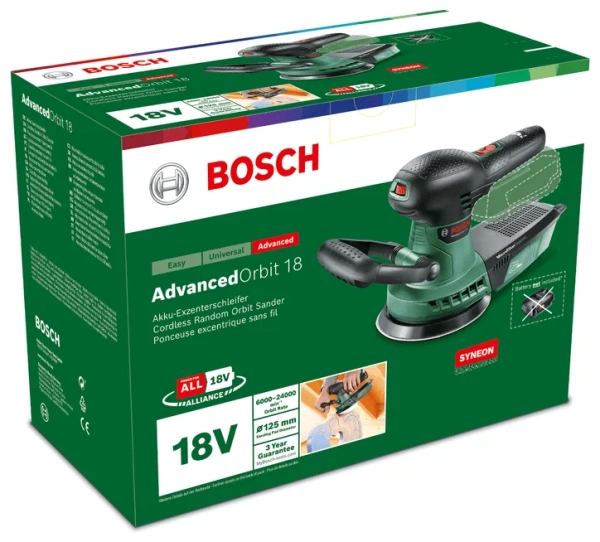 Акк. ЭШМ Bosch AdvancedOrbit 18 без акк. и ЗУ