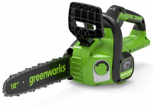 Акк. цепная пила Greenworks GD24CS30K4 24В + АКБ 1х4,0А/ч и З/У, 45 3/8 1,3 (2007007UB)