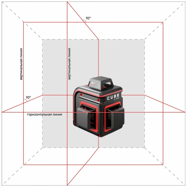 Лазерный уровень ADA CUBE 3-360 Basic Edition