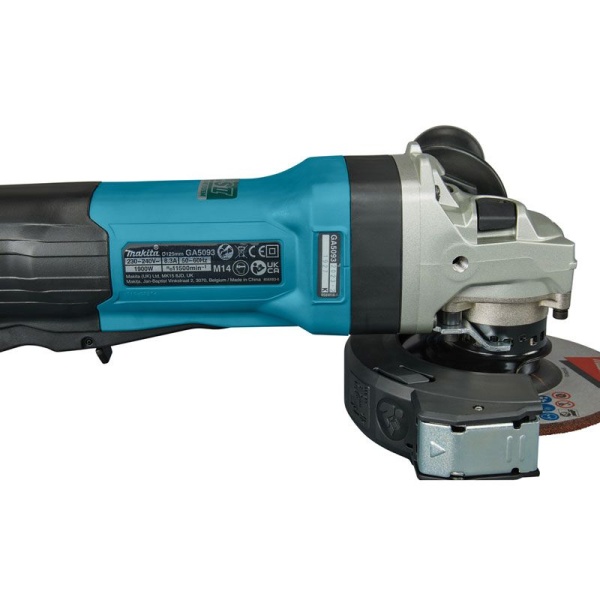 МШУ Makita GA5093X01 (1,9кВт, 125мм, клавиша, р/об)