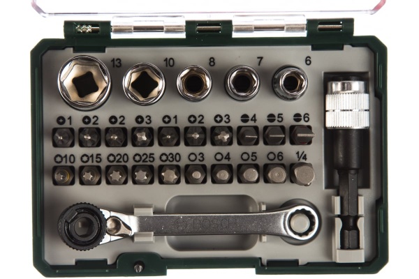 2607017160 Набор бит-27 с ключом-трещоткой Bosch
