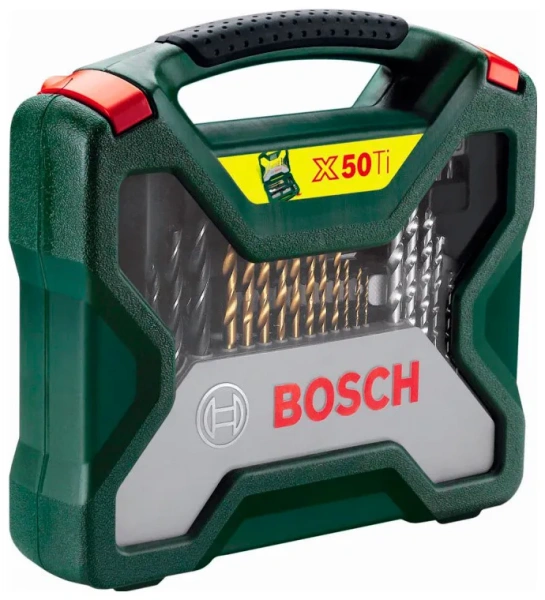 2607019327 Набор Bosch X-Line с TiN покрытием, 50 шт.