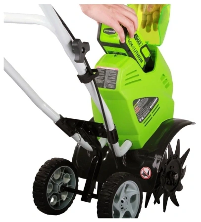 Акк. культиватор Greenworks G40TLK4 40В (1х4,0Ач, З/У)