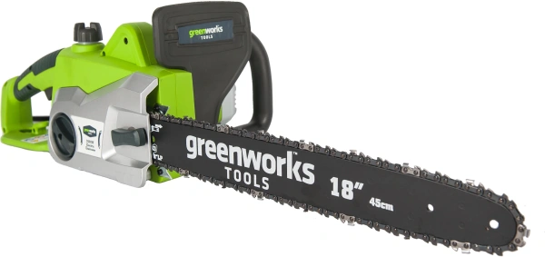 Цепная пила электрическая Greenworks GCS2046 (2000Вт, 45см, 63 3/8 1,3)